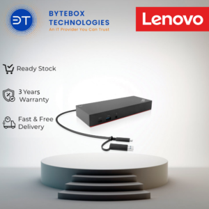 ThinkPad Hybrid USB-C with USB-A Dock (UK Standard Plug Type G)40AF0135UK【Bytebox】