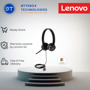 Lenovo 100 Stereo USB Headset （4XD0X88524）【Bytebox】