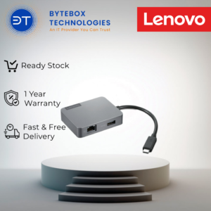 LENOVO USB-C TRAVEL HUB GEN2 (HDMI / VGA/ USB-A 3.0/ USB-C/ Ethernet) 4X91A30366【Bytebox】