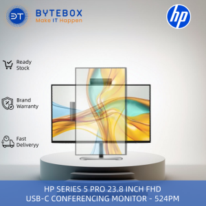 HP SERIES 5 PRO 23.8 INCH FHD USB-C CONFERENCING MONITOR - 524PM【Bytebox】