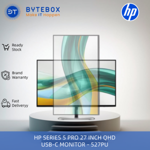 HP SERIES 5 PRO 27 INCH QHD USB-C MONITOR - 527PU【Bytebox】