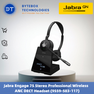 Jabra Engage 75 Stereo Professional Wireless ANC DECT Headset (9559-583-117)【Bytebox】