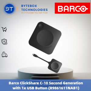 Barco ClickShare C-10 Second Generation with 1x USB Button (R9861611NAB1)【Bytebox】