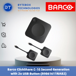Barco ClickShare C-10 Second Generation with 2x USB Button (R9861611NAB2)【Bytebox】
