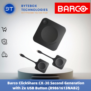 Barco ClickShare CX-30 Second Generation with 2x USB Button (R9861613NAB2)【Bytebox】