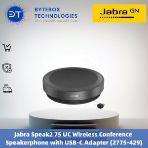 Jabra Speak2 75 UC Wireless Conference Speakerphone with USB-C Adapter (2775-429)【Bytebox】