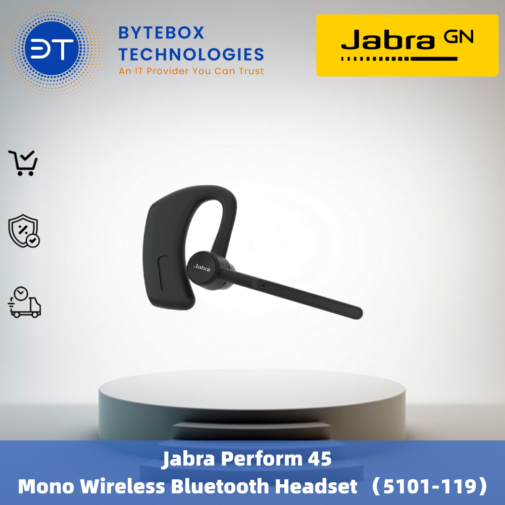 Jabra Perform 45 Mono Wireless Bluetooth Headset (5101-119)【Bytebox】